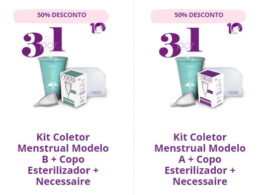 Desconto até 49% em kits Inciclo durante promoção do site - desconto inclico site