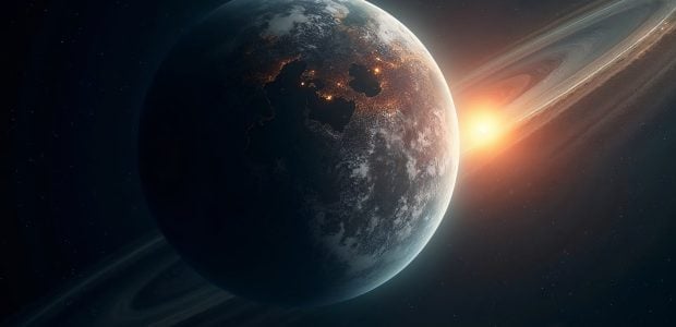 Quais as condições necessárias para a existência de vida em outros planetas? - vida Artigos exoplaneta com vida vista do espaco