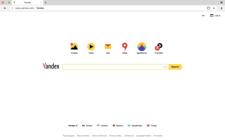 navegadores leves e rápidos - yandex